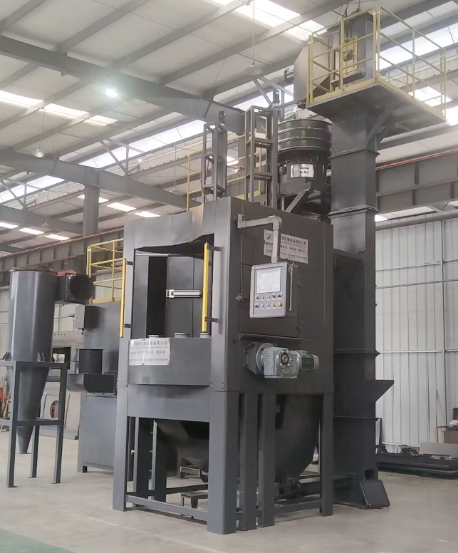 莆田转盘式喷砂机 提升圆形工件处理效率