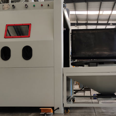 莆田无尘喷砂机半自动模具喷砂机