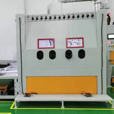 莆田高效生产,从箱体手动喷砂机开始,提升零部件质量